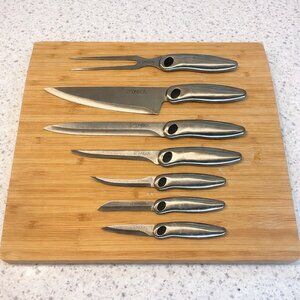 ONEIDA Contoura Immaculate Collection Stainless Steel Full Tang Cutlery Set 7 PC